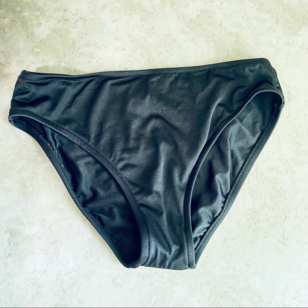 J CREW swim bikini bottom black